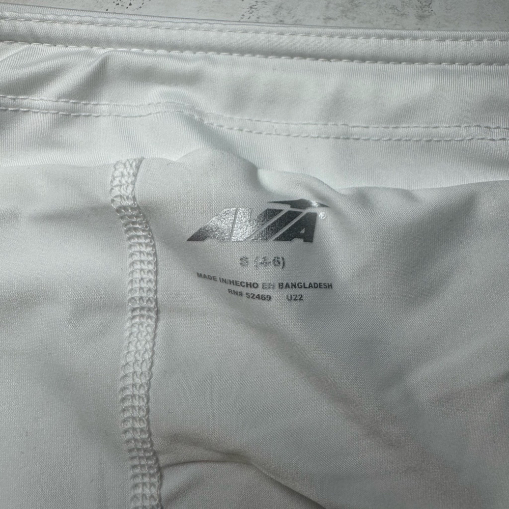 NWT Women's Avia Pleated Skort Skirt Size S White - Picture 7 of 9